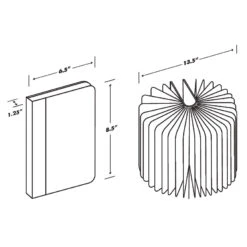 Classic Lumio Fabric Book Light