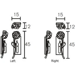 Love You Love You Not Wall Light