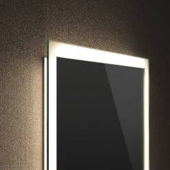 Classic L02I Vertical Full Frame Edge Indirect LED Mirror -Home Lighting Shop matrix L02I vert add2