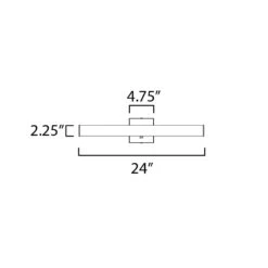 Rail Color Select Bathroom Vanity Light