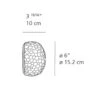 Artemide Meteorite Mini Wall / Ceiling Light -Home Lighting Shop meteroite wace mini specs