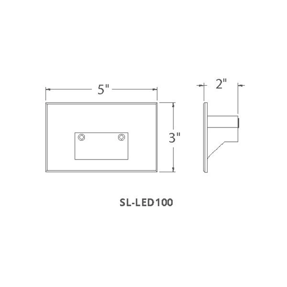 Horiztonal Step Light 3 Horiztonal Step Light