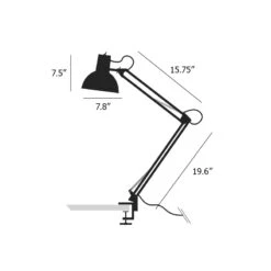 Spring Balanced Clamp Lamp