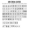 Mini Cinema Lightbox - Discontinued Model -Home Lighting Shop mini letters