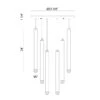 Reign Multi Light Pendant -Home Lighting Shop mto reignmul line