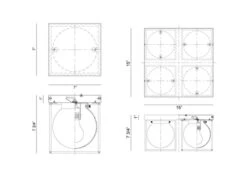 Squircle Ceiling Light Fixture