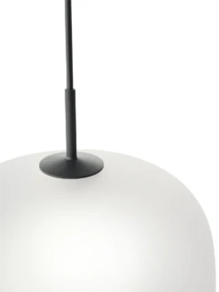 Muuto Rime Pendant -Home Lighting Shop muu rime lrg pend black 1