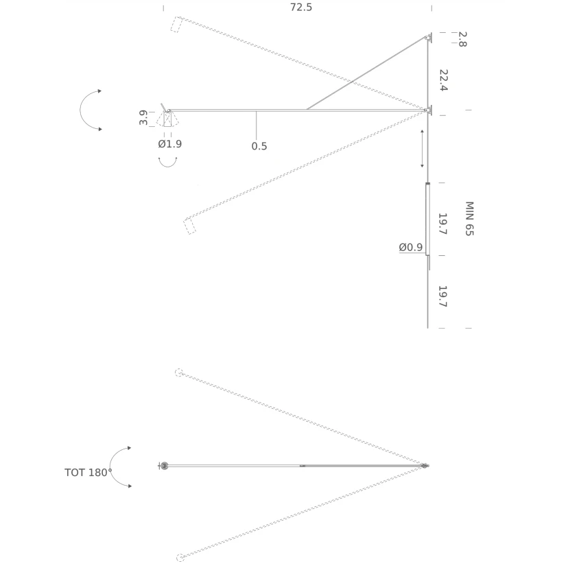 Nemo Swan Plug-in Wall Sconce 3 Nemo Swan Plug-in Wall Sconce