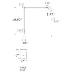 Nemo Untitled Spot Table Lamp
