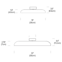 Nivel Wall / Ceiling Light