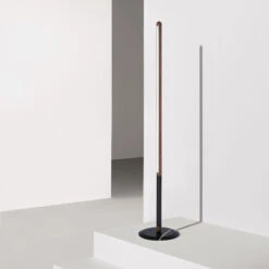 Linea Uno Floor Lamp 14 Linea Uno Floor Lamp -Home Lighting Shop nomon linea uno walnutgraphite add3
