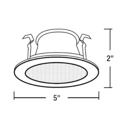 NL Series 4IN RD Albalite Lensed Trim
