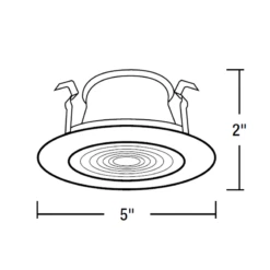 NL Series 4IN RD Lensed Fresnel Trim