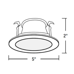 NL Series 4IN RD Flat Lensed Trim