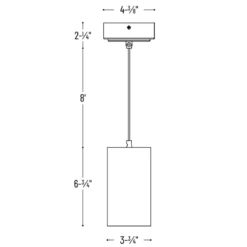 Ilene 3 Inch Pendant