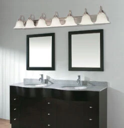 Ballerina Bathroom Vanity Light With Alabaster Glass