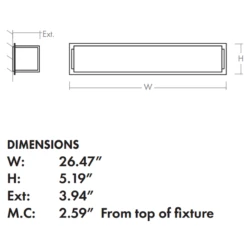 Fuse Bathroom Vanity Light