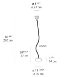 Artemide Pipe Floor Lamp