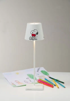 Poldina X Peanuts Rechargeable Table Lamp -Home Lighting Shop poldina peanuts heart add2