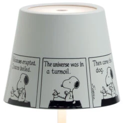 Poldina X Peanuts Rechargeable Table Lamp -Home Lighting Shop poldina peanuts strip add