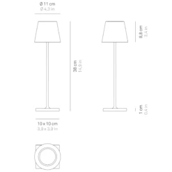 Poldina X Peanuts Rechargeable Table Lamp -Home Lighting Shop poldina pro glossy spec