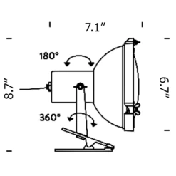 Nemo Projecteur Clip-On Light