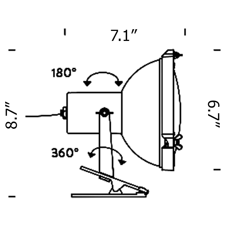 Nemo Projecteur Clip-On Light 3 Nemo Projecteur Clip-On Light