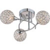 Platinum Shimmer Ceiling Semi Flush Light -Home Lighting Shop qzl shimmer ceiladd1