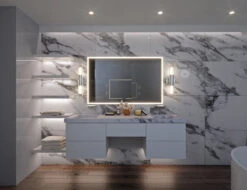 Silhouette Rectangle Lighted Mirror 16 Silhouette Rectangle Lighted Mirror -Home Lighting Shop render 105313 add1