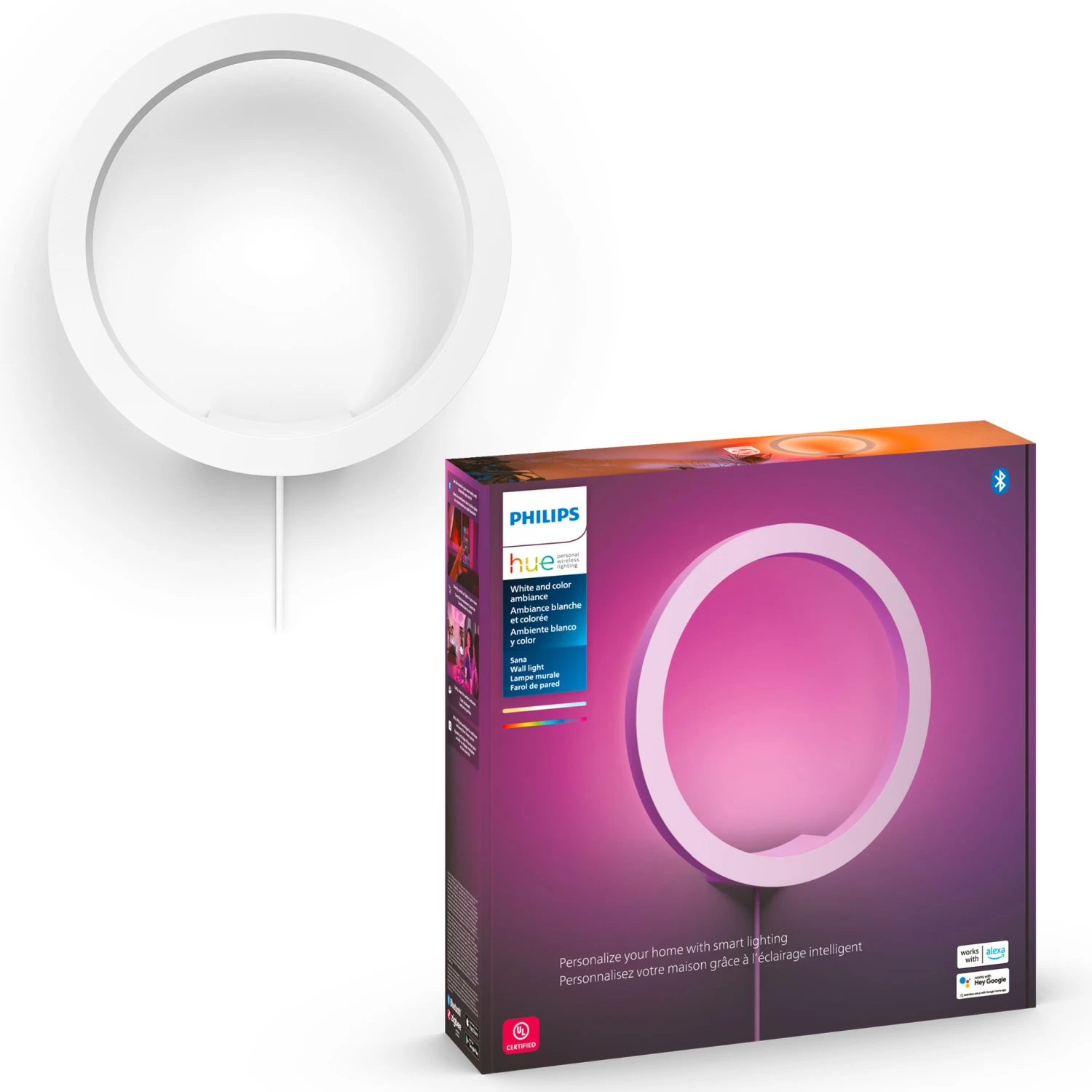 Philips Hue Sana Smart Plug-In Wall Light 9 Philips Hue Sana Smart Plug-In Wall Light - Image 7