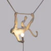 Seletti The Monkey Swinging Pendant -Home Lighting Shop sel monkeyswingout white1