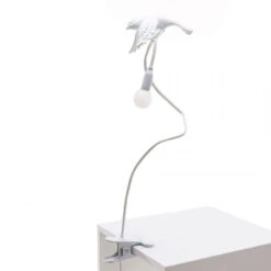 Seletti Sparrow Taking Off Clamp Table Lamp W/USB -Home Lighting Shop sel sparrowtakingtable 1