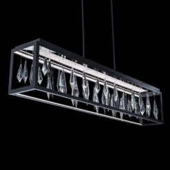 Mirage Linear Pendant 8 Mirage Linear Pendant -Home Lighting Shop shb BPD16254 BK.PT01