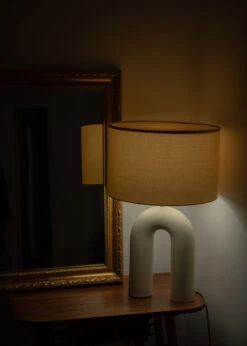 Arko Table Lamp -Home Lighting Shop sm arko TL EcruCeramic add2