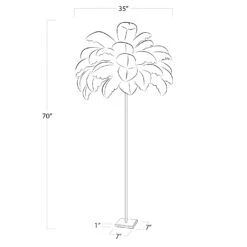 Josephine Feather Floor Lamp