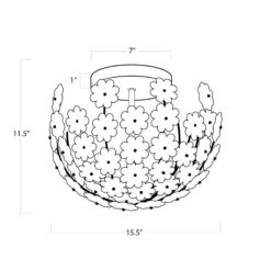 Charlotte Semi Flush Ceiling Light