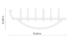 Dondolo Glass Discs Floor Lamp