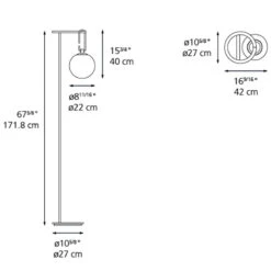 Artemide NH Floor Lamp