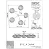 Stella Daisy Ceiling Light -Home Lighting Shop spec stella daisy dfm