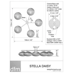Stella Daisy Ceiling Light