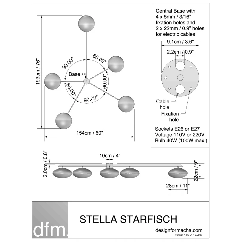 Stella Starfish Ceiling Light 3 Stella Starfish Ceiling Light