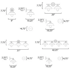 Willowbrook Bathroom Wall Sconce