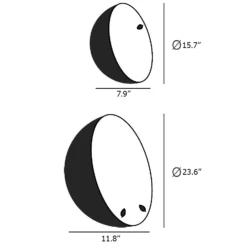Stchu-Moon Dome Floor Lamp