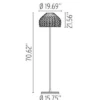 Tatou Floor Lamp -Home Lighting Shop tatou floor spec draw