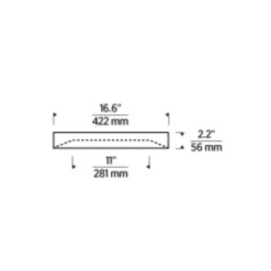 Hilo Ceiling / Wall Flush Mount