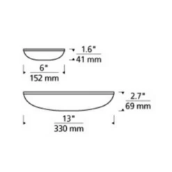 Megan Ceiling / Wall Light