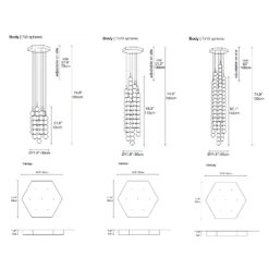 Abacus 7-Light Multi Light Pendant