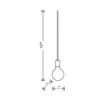 Tucker Plug-in Pendant -Home Lighting Shop tucker spec