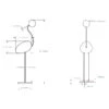 Fred Floor Lamp -Home Lighting Shop vis fredfeathers line