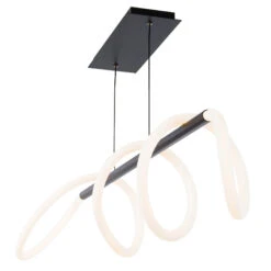 Tightrope Linear Pendant -Home Lighting Shop wac PD 35246 BK add1